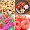 12 Pieces Metal Cookie Cutters Set - Star Cookie Cutter Round Biscuit Cutter Heart Small Star Cookie Cutters Mini Flower Molds Cutter for Baking (12 Round Heart Flower Star Cookie Cutters)